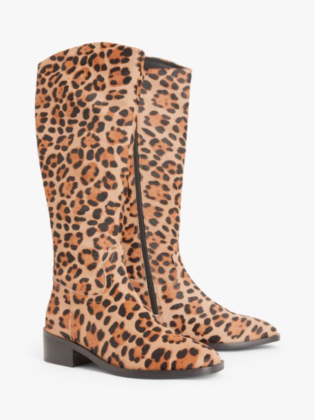 Russell and bromley sales leopard print boots