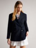 Ted Baker Arval Double Breasted Blazer, Navy