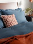 John Lewis Soft & Silky Specialist Temperature Balancing 400 Thread Count Cotton Bedding, Loch Blue