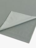 John Lewis Soft & Silky Specialist Temperature Balancing 400 Thread Count Cotton Flat Sheet, Sage