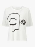 Masai Doreann Face T-Shirt, Cream