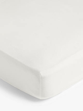 John Lewis Warm & Cosy Brushed Cotton Deep Fitted Sheet