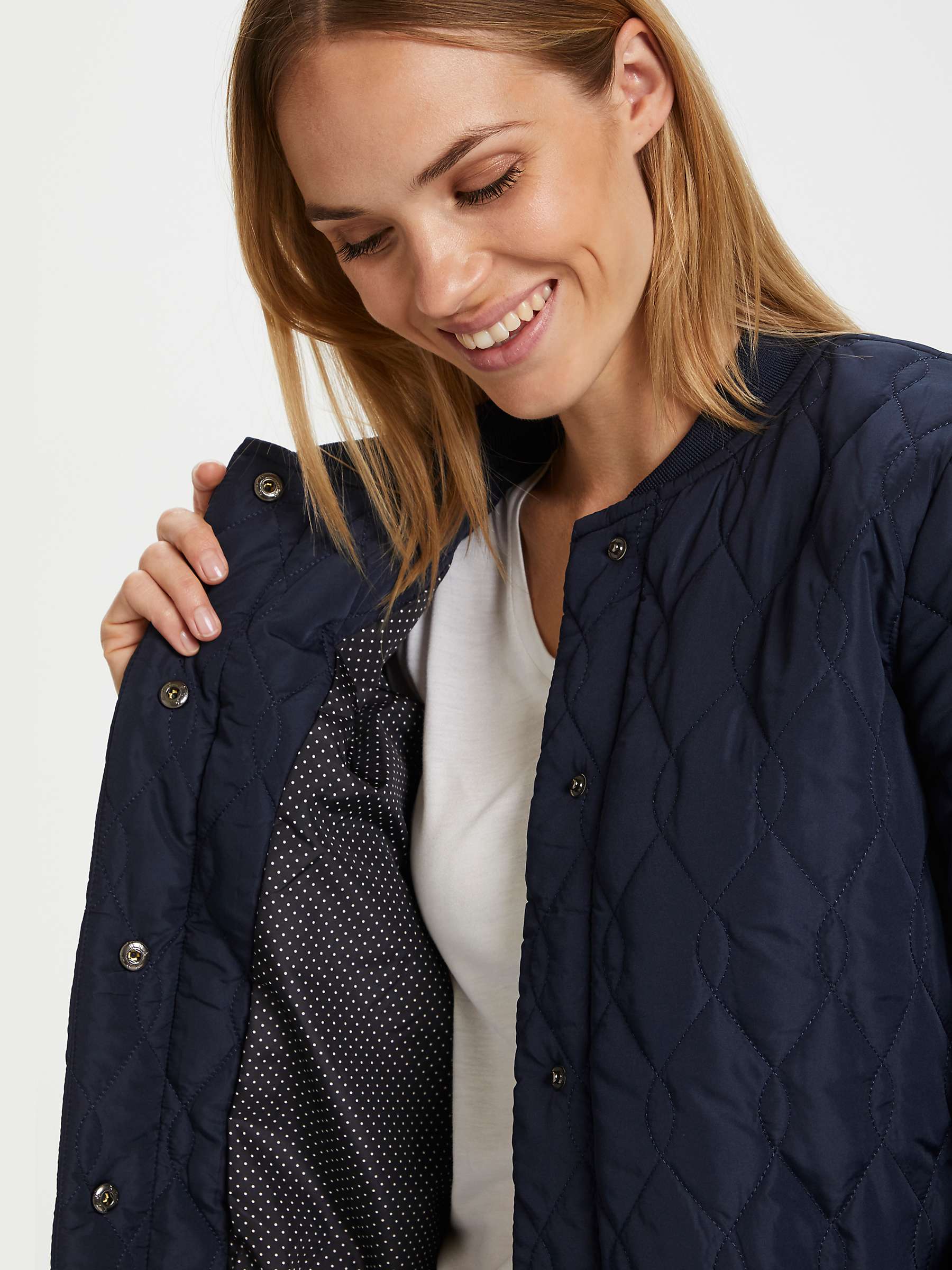 Buy KAFFE Shally Quilted Coat Online at johnlewis.com