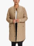 KAFFE Shally Quilted Coat, Tannin
