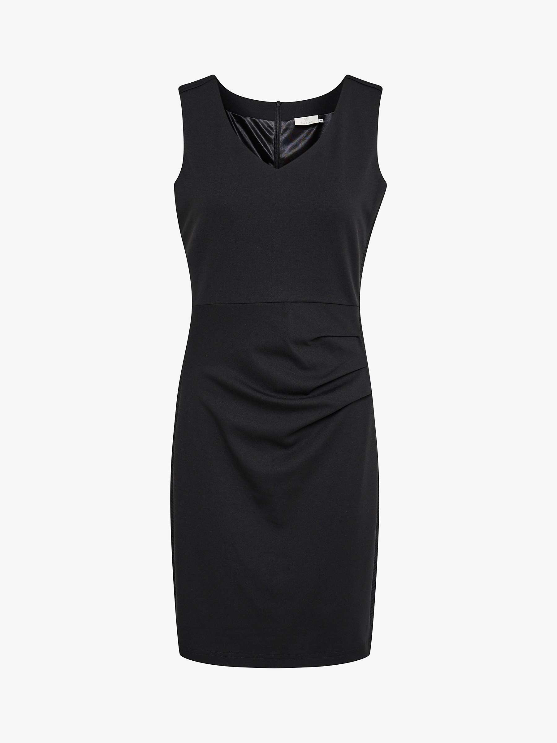 Buy KAFFE Sara Sleeveless Mini Dress, Black Online at johnlewis.com