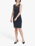 KAFFE India Vivi Cocktail Dress, Midnight Marine