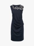 KAFFE India Vivi Cocktail Dress, Midnight Marine