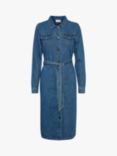 KAFFE Keisha Denim Shirt Dress, Blue