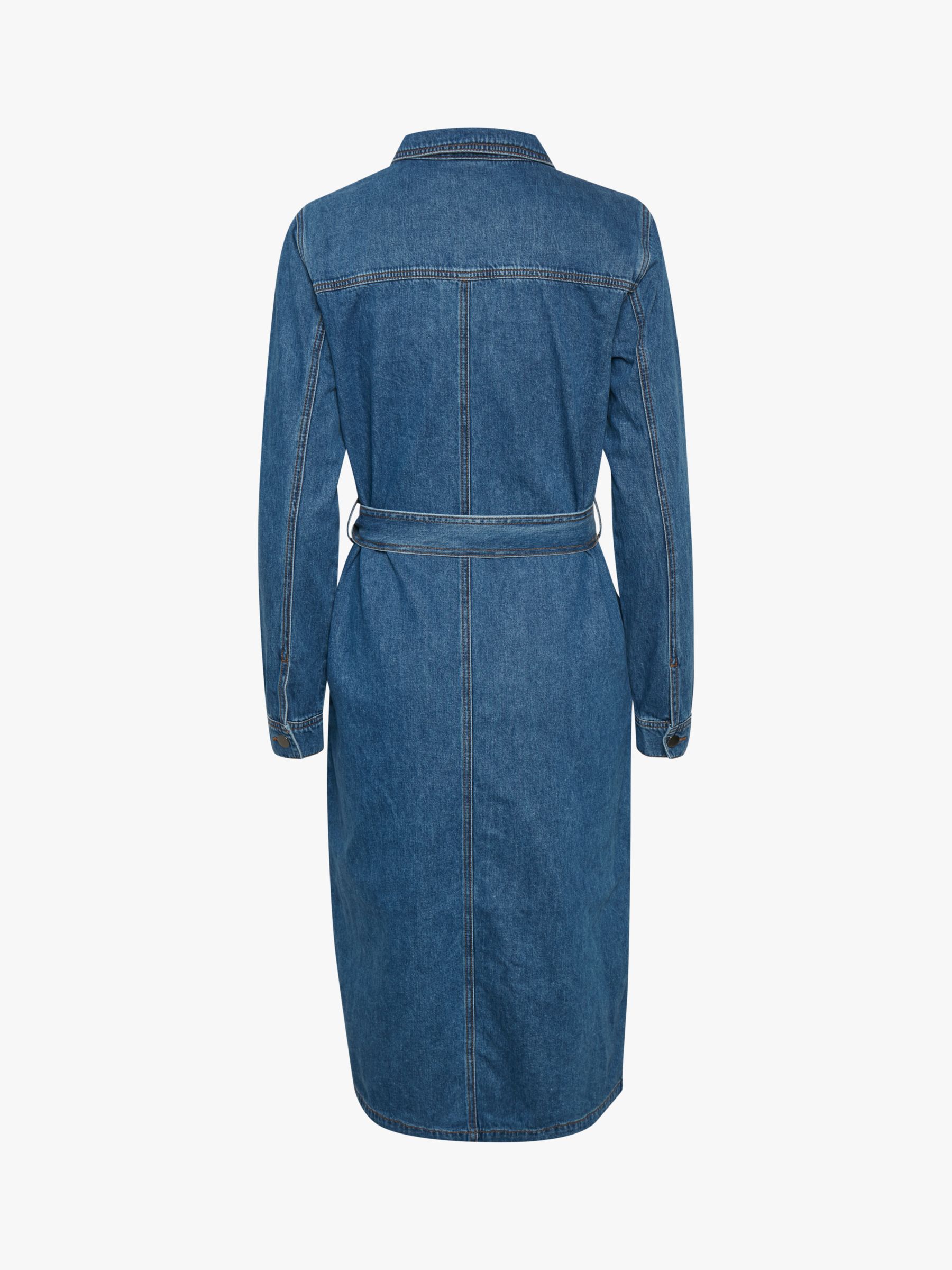 Buy KAFFE Keisha Denim Shirt Dress, Blue Online at johnlewis.com