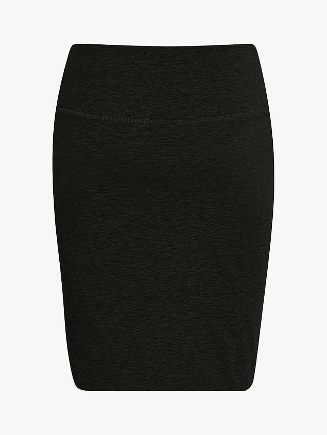 KAFFE Penny Jersey Pencil Skirt, Deep Black