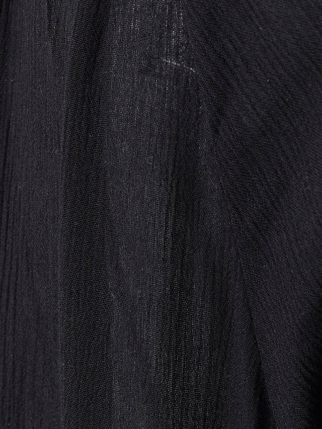 KAFFE Amber 3/4 Sleeve Tunic Top, Deep Black
