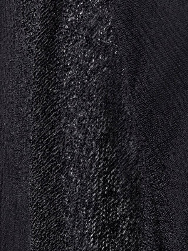 KAFFE Amber 3/4 Sleeve Tunic Top, Deep Black