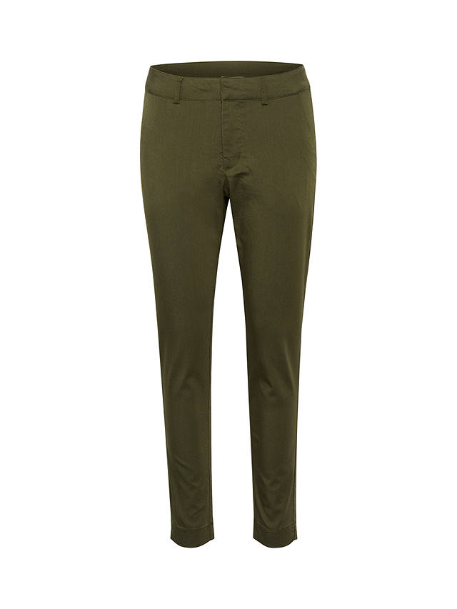 KAFFE Lea Chino Trousers, Grape Leaf