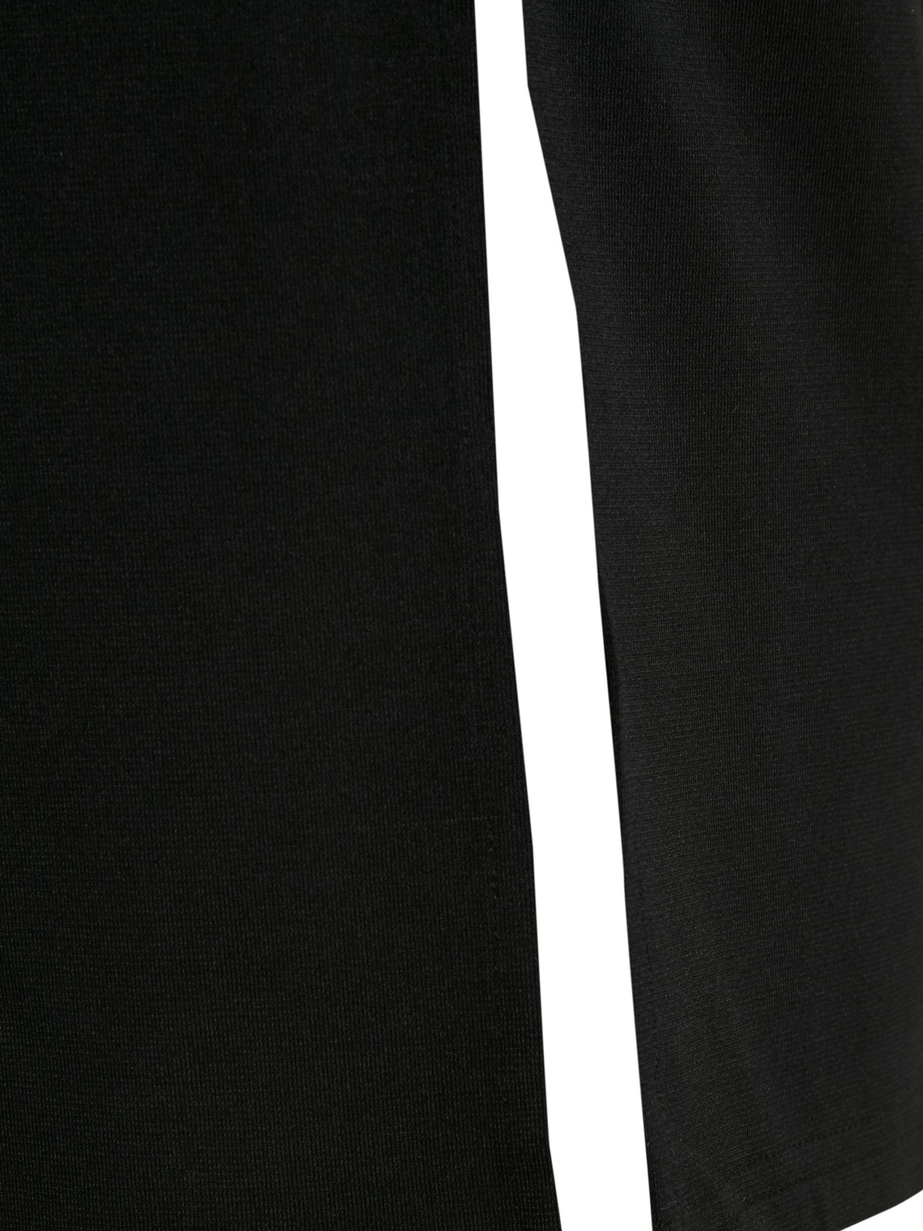 KAFFE Amalli Cropped Trousers, Black at John Lewis & Partners