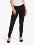 KAFFE Jillian Vilja Zip Detail Trousers, Black Deep