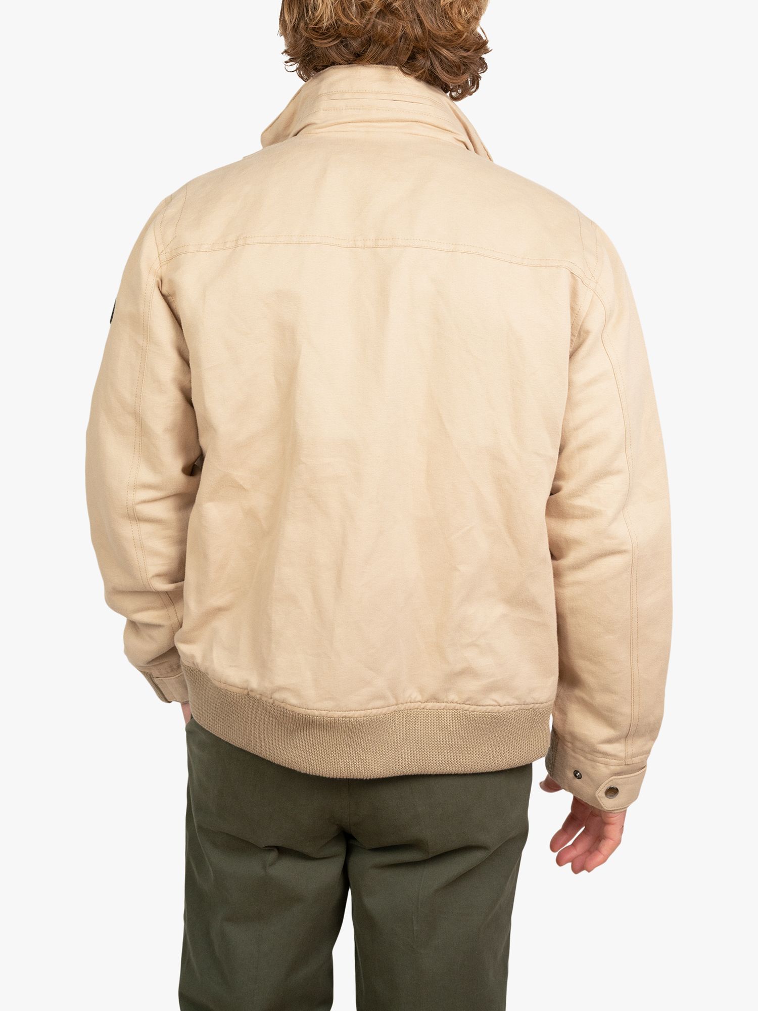 Buy KOY Linen Blend Ranger Jacket, Beige Online at johnlewis.com