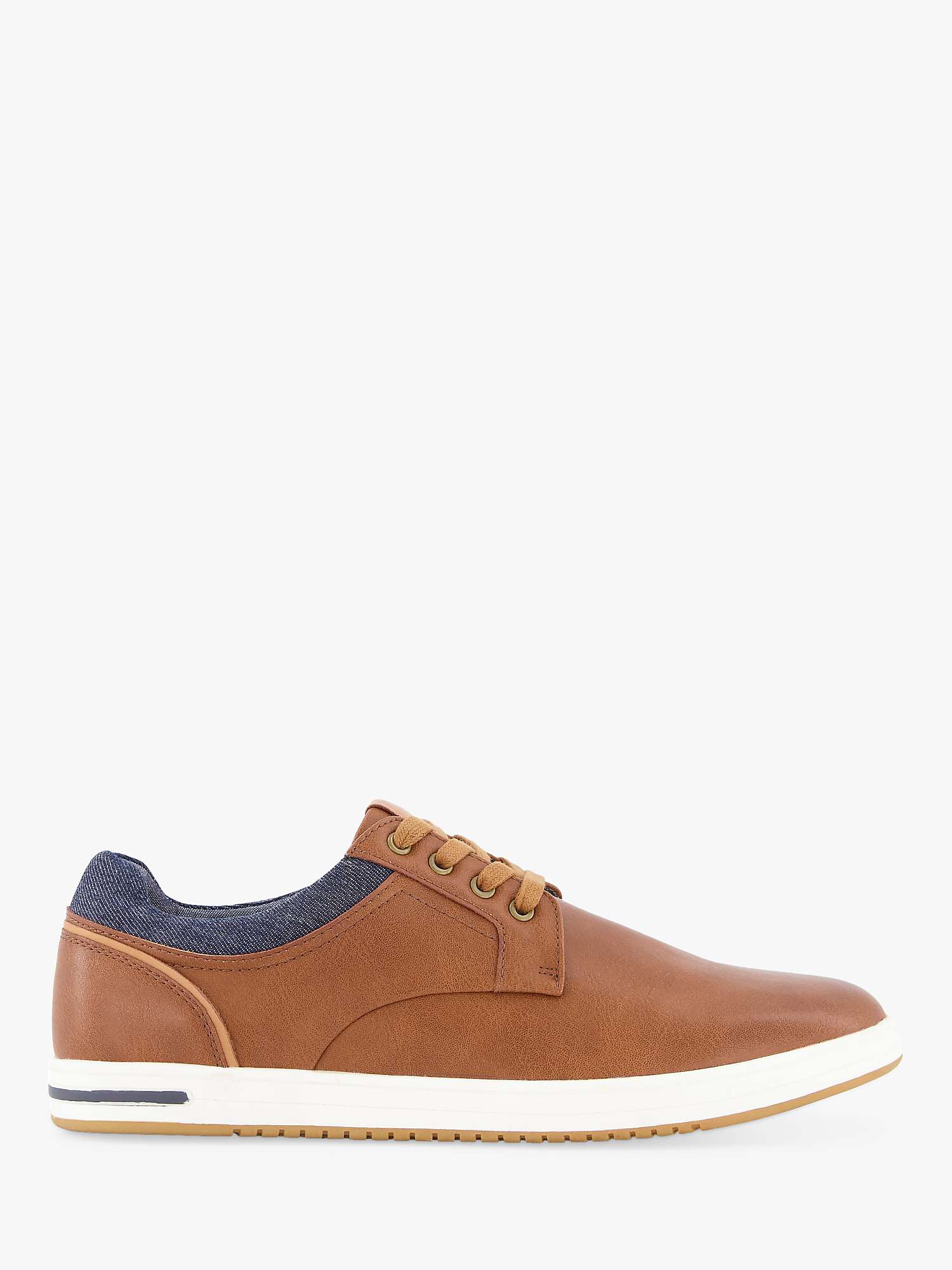 Buy Dune Trip Textured Trainers, Tan Online at johnlewis.com