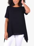 Live Unlimited Swing Overlayer Jersey Top, Black