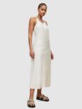 AllSaints Coralie Slip Midi Dress, White