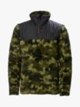 Helly Hansen Kids' Champ Half-Zip Plush Fleece, Green Camouflage