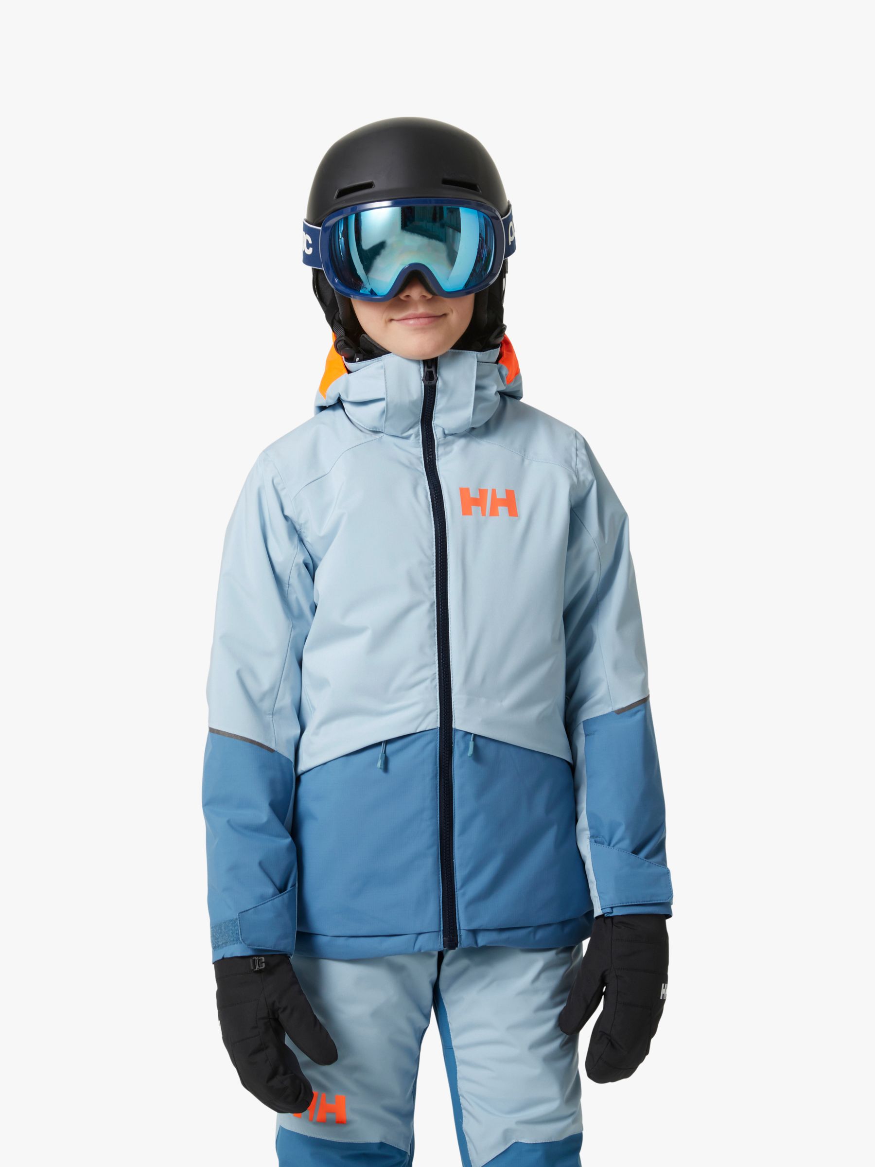 Buy Helly Hansen Kids' Stellar Ski Jacket, Blue/Multi Online at johnlewis.com
