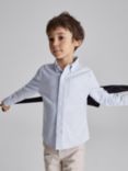 Reiss Kids' Greenwich Shirt, Soft Blue