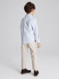 Reiss Kids' Greenwich Shirt, Soft Blue