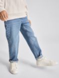 Reiss Boy's Quay Stonewash Slim Jeans, Mid Blue