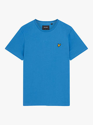 Lyle & Scott Plain Crew Neck T-Shirt, Spring Blue