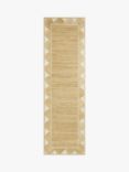 John Lewis Hand Woven Scalloped Jute Runner Rug, Neutral, L240 x W70 cm