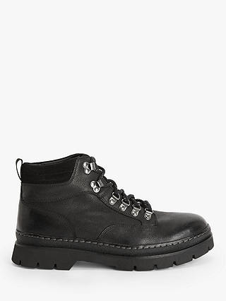 John Lewis Leather Lace Up Hiker Boots