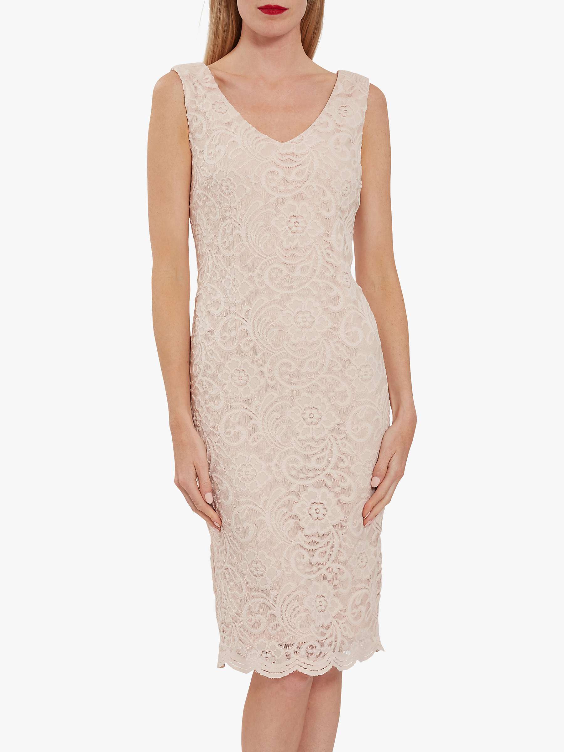 Buy Gina Bacconi Phylis Stretch Floral Lace Dress Online at johnlewis.com