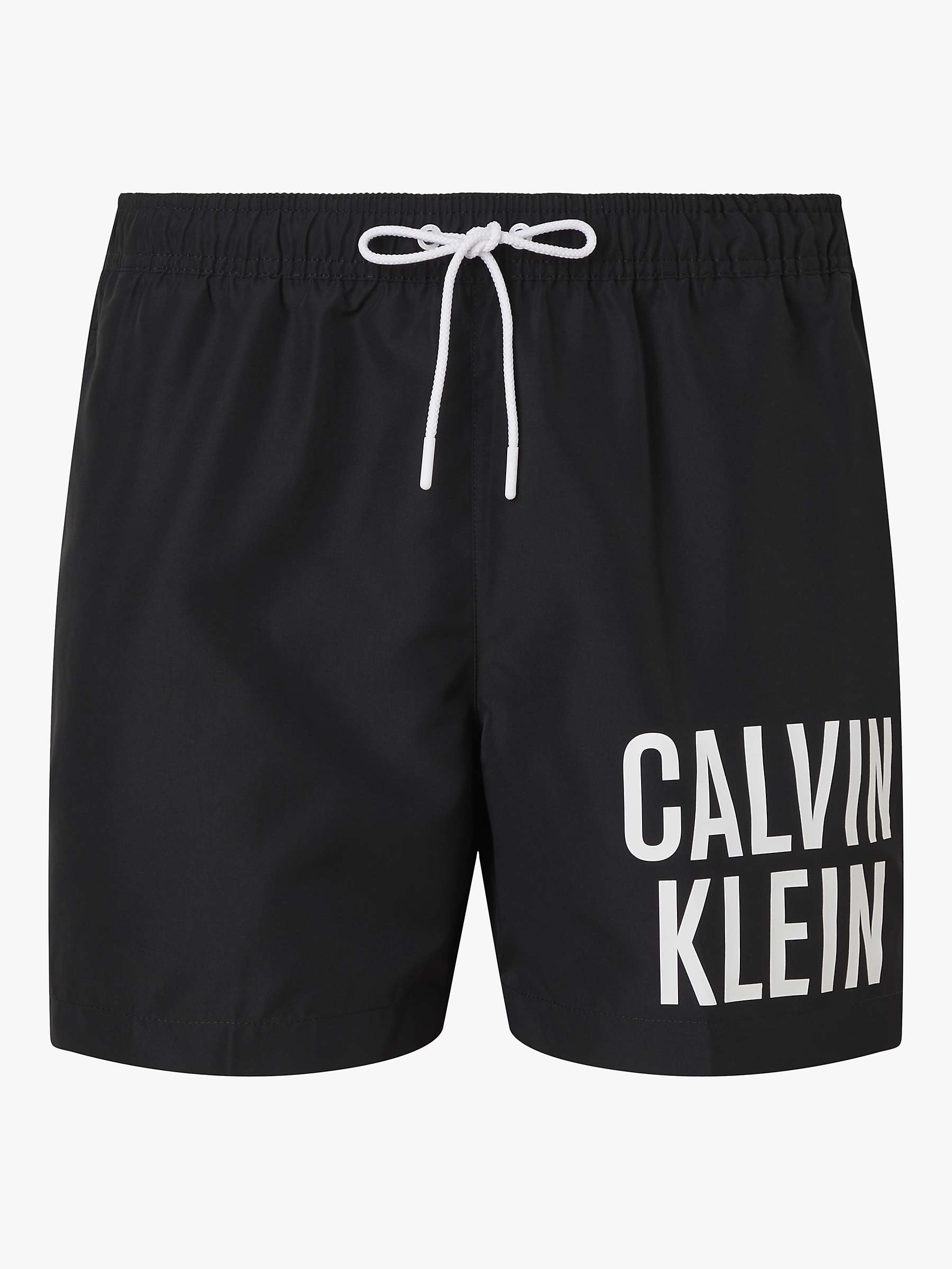 Calvin Klein Intense Power Recycled Poly Swim Shorts, Pvh Black at John ...