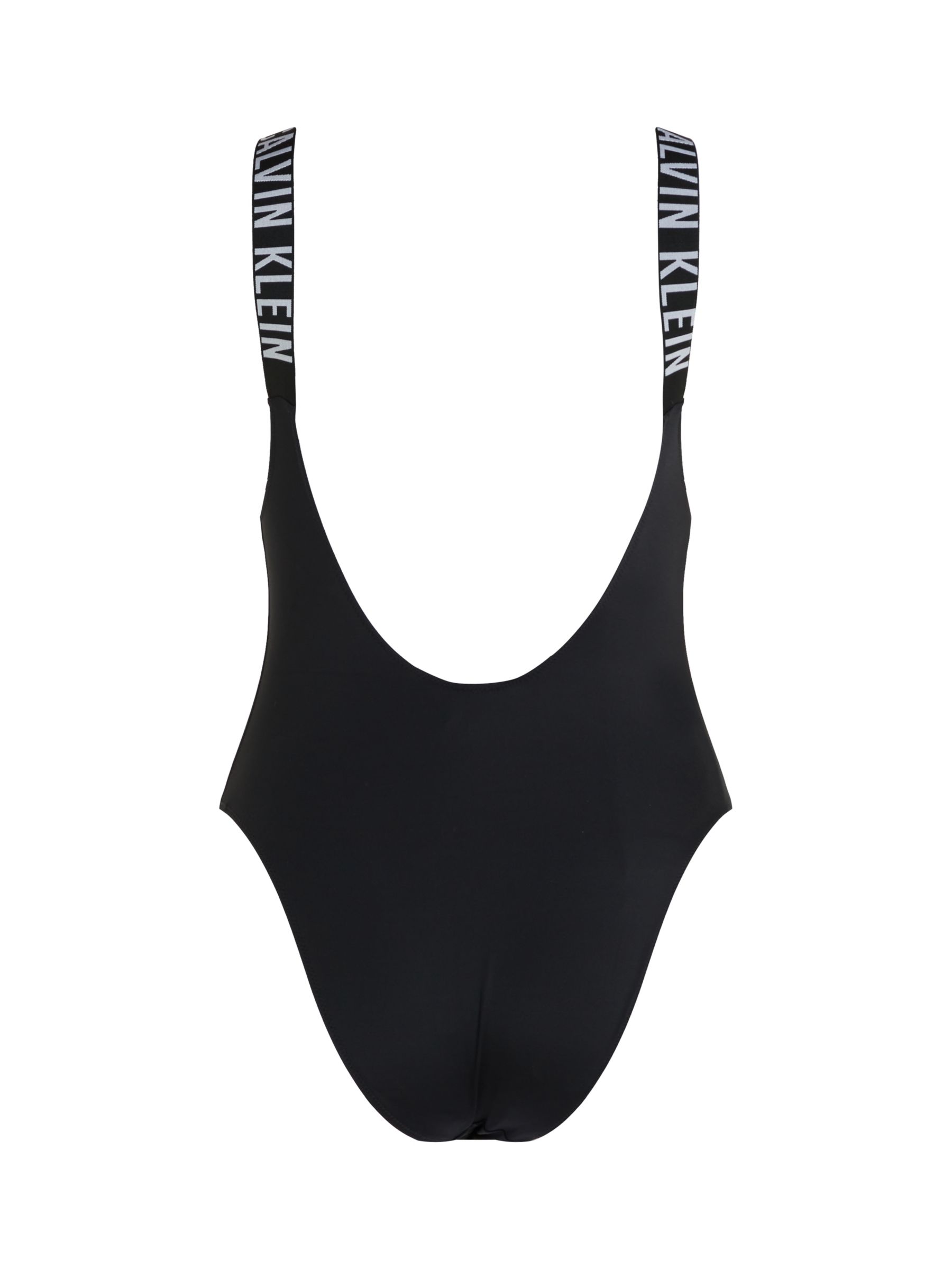 Calvin Klein Intense Power Scoop Back Swimsuit, Black, XS