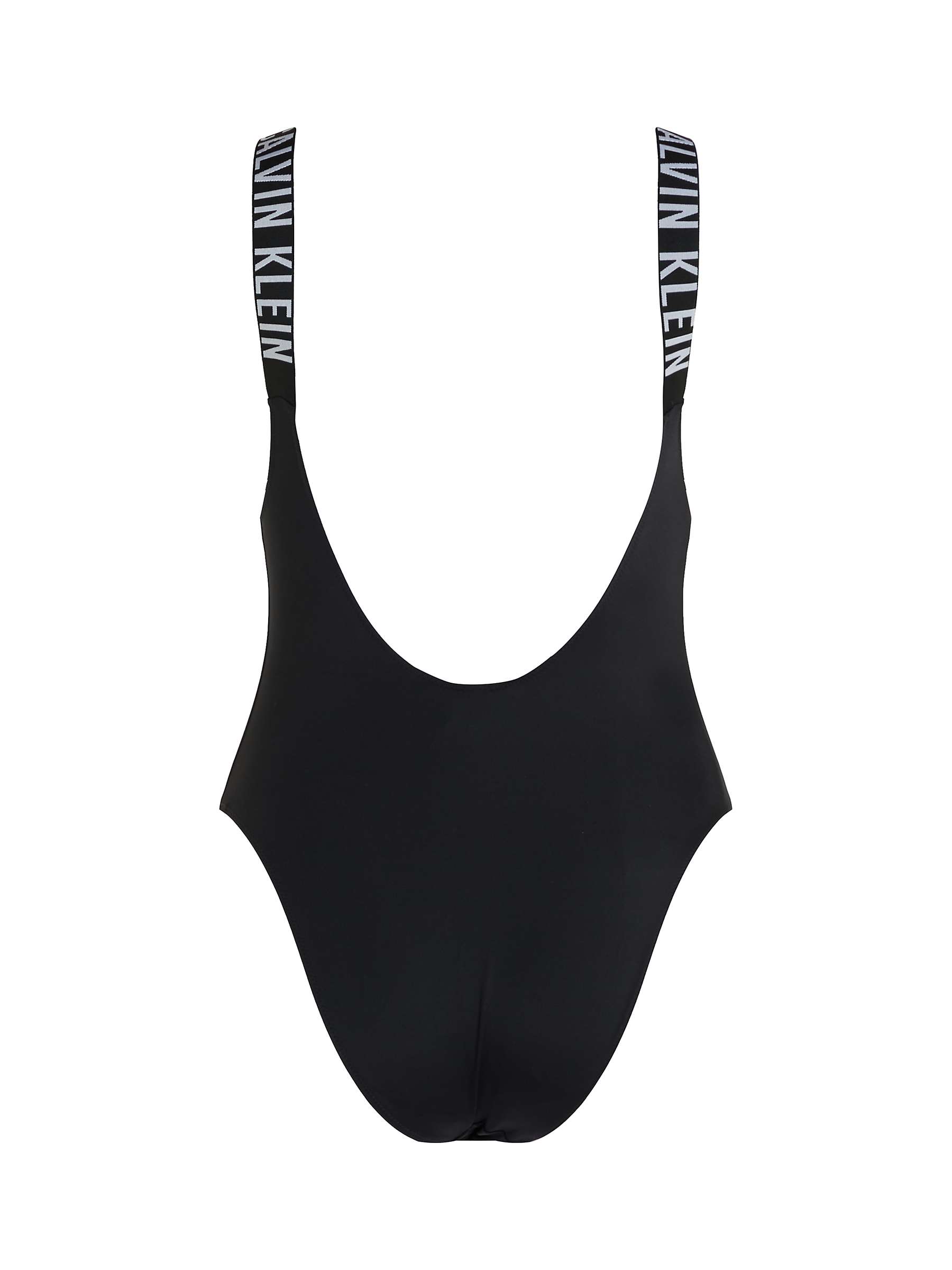 Buy Calvin Klein Intense Power Scoop Back Swimsuit, Black Online at johnlewis.com