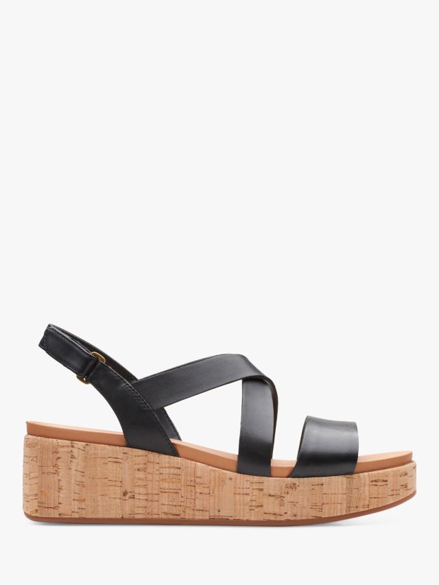 Clarkes on sale wedge sandals