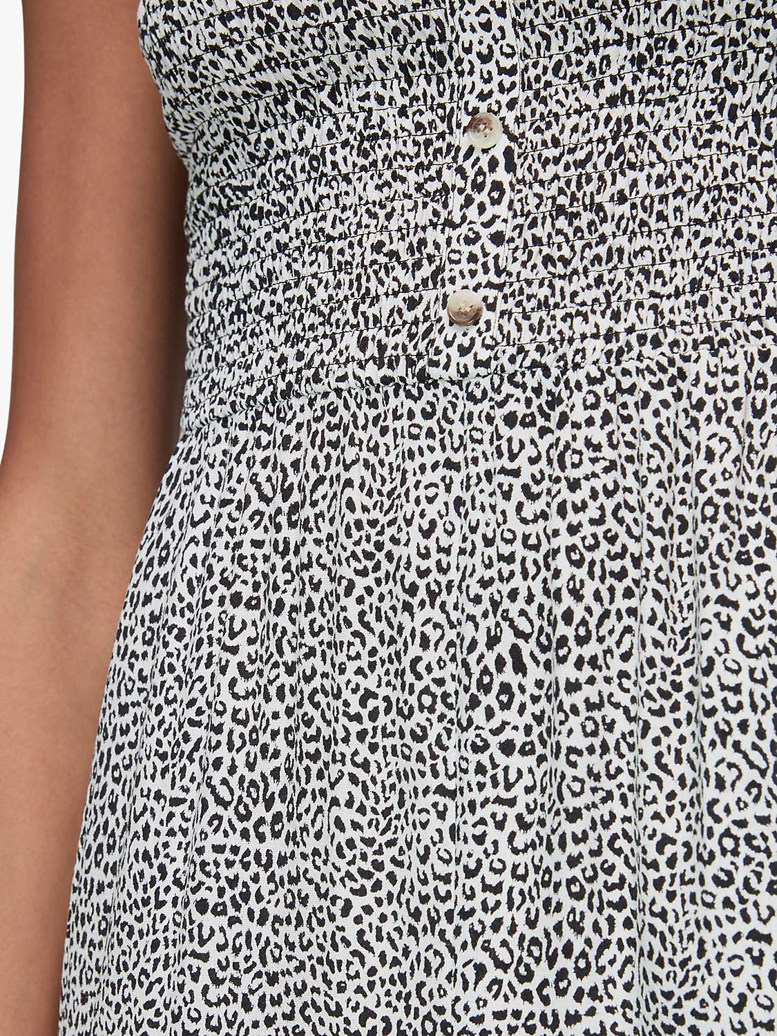 Buy Whistles Gradient Leopard Print Jumpsuit, White/Black Online at johnlewis.com