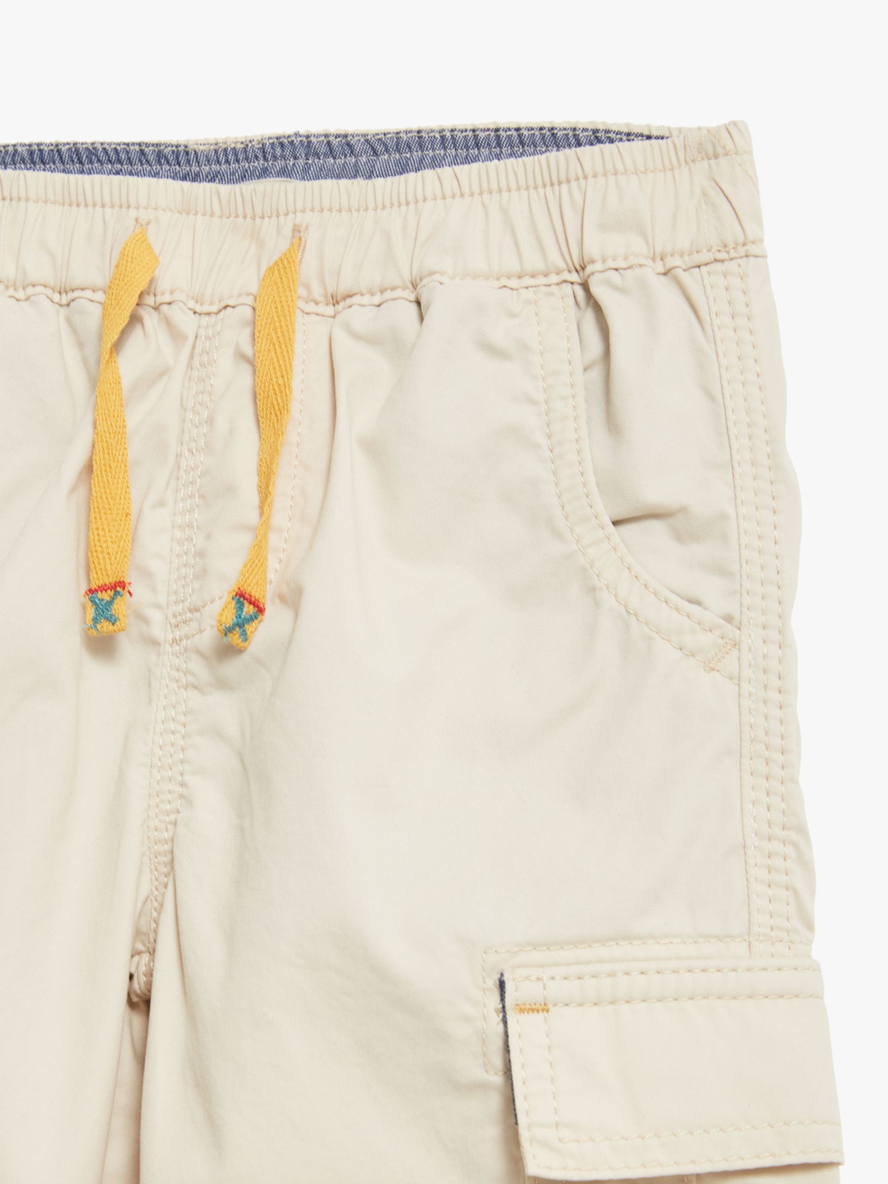 White Stuff Kids' Caleb Cargo Trousers, Light Beige, 3-4 years