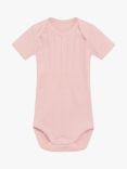 Noa Noa Miniature Baby Basic Doria Cotton Bodysuit, Peach Blush
