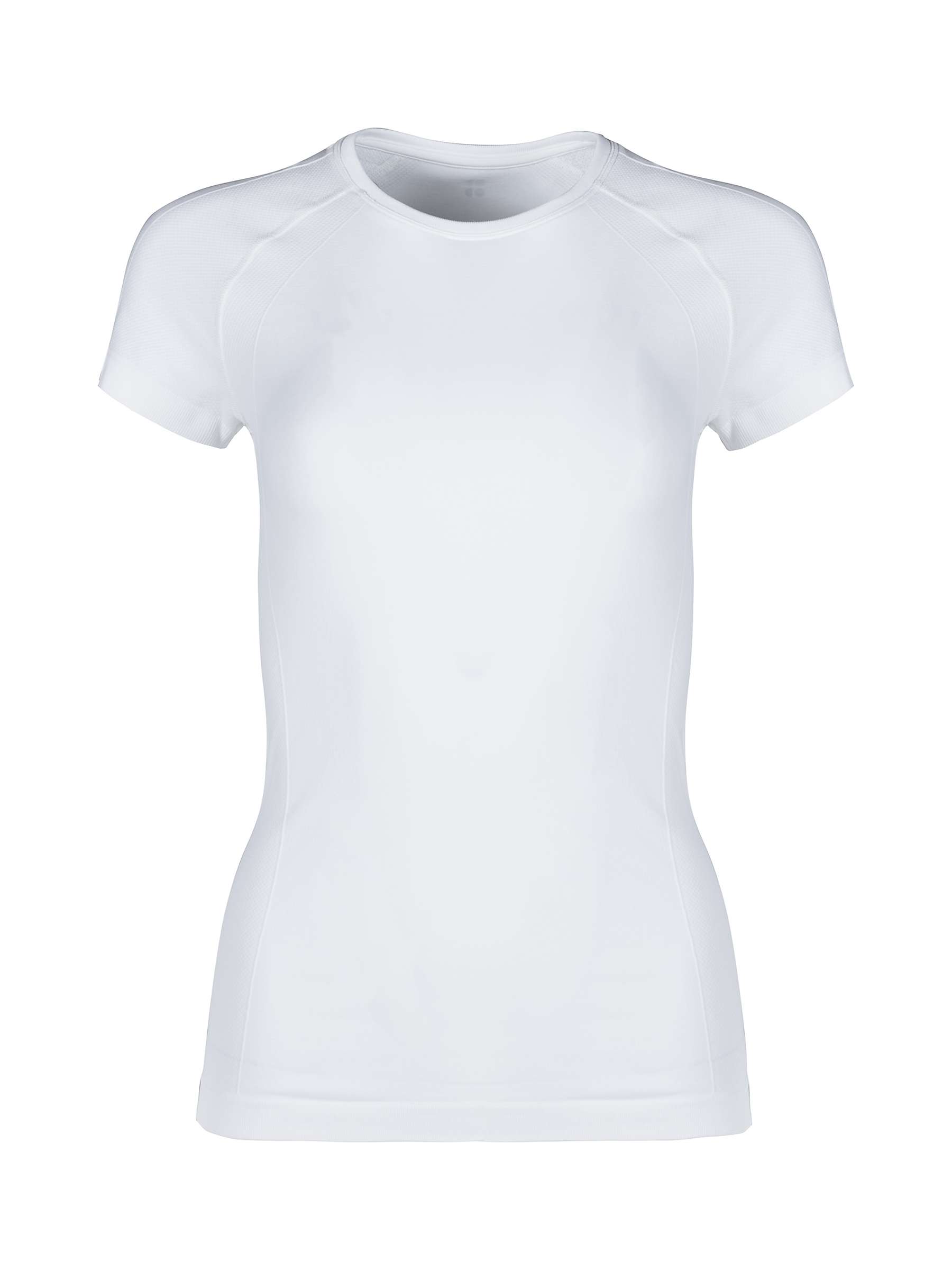 Sweaty Betty Athlete Seamless Gym Top, White at John Lewis & Partners