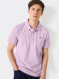 Crew Clothing Classic Pique Short Sleeve Polo Top, Lilac