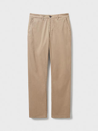 Crew Clothing Straight Fit Chinos, Tan