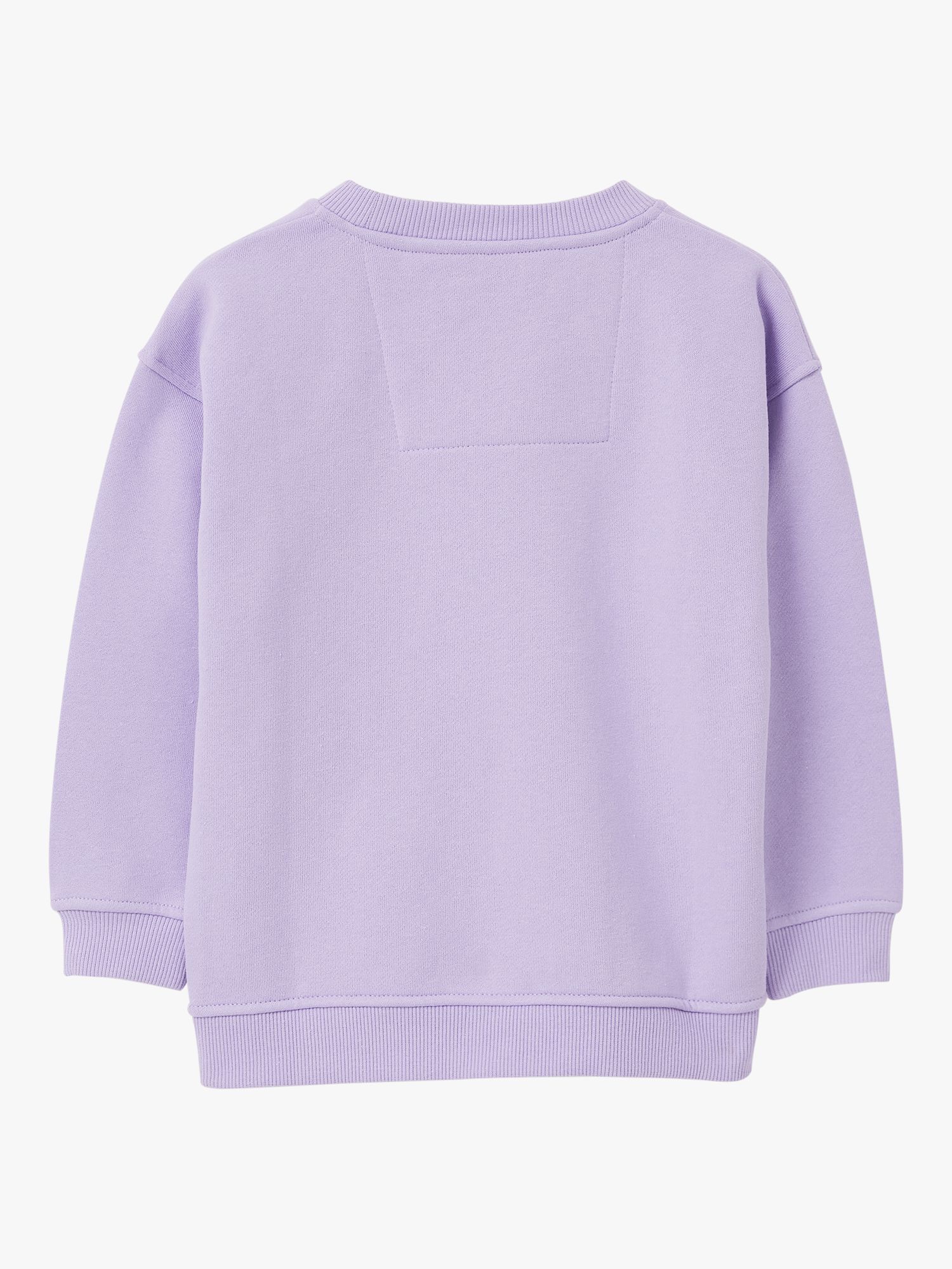 Crew Clothing Kids' Rainbow Drop Sleeve Sweatshirt, Lilac at John Lewis &  Partners