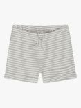 Noa Noa Minature Baby Basic Cotton Stripe Shorts, Art Grey