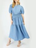 Somerset by Alice Temperley Textured Maxi Dress, Blue
