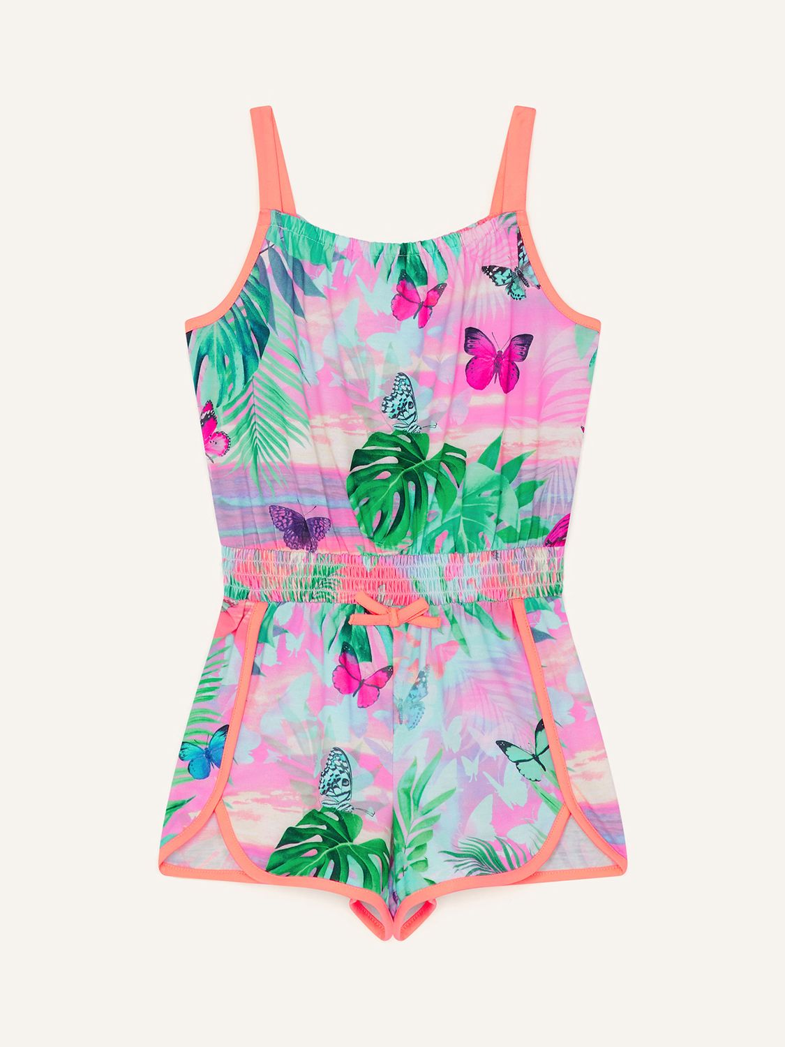 Monsoon Kids' Tropical Print Playsuit