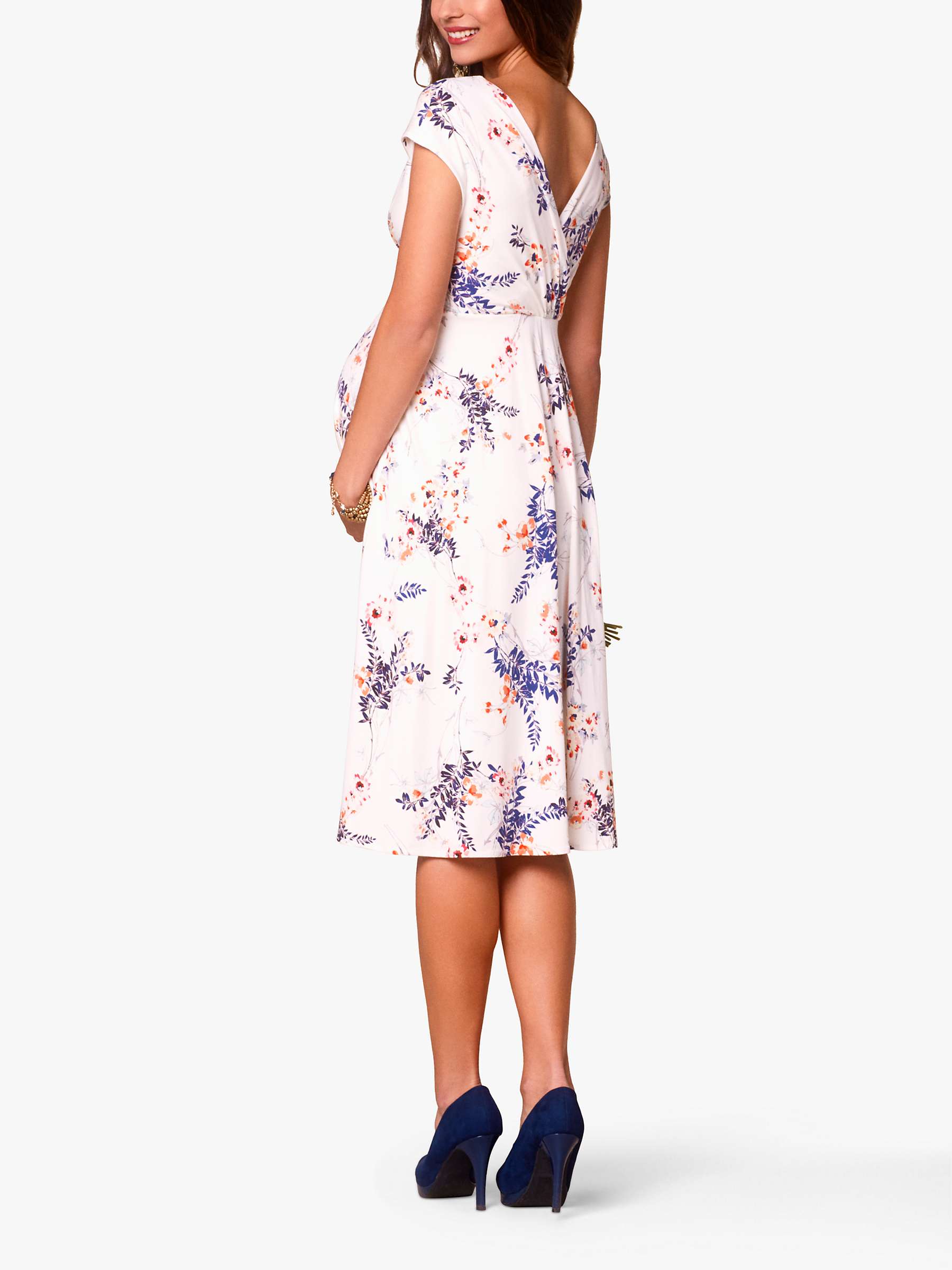 Buy Tiffany Rose Alessandra Japanese Garden Print Maternity Dress, Ivory/Multi Online at johnlewis.com