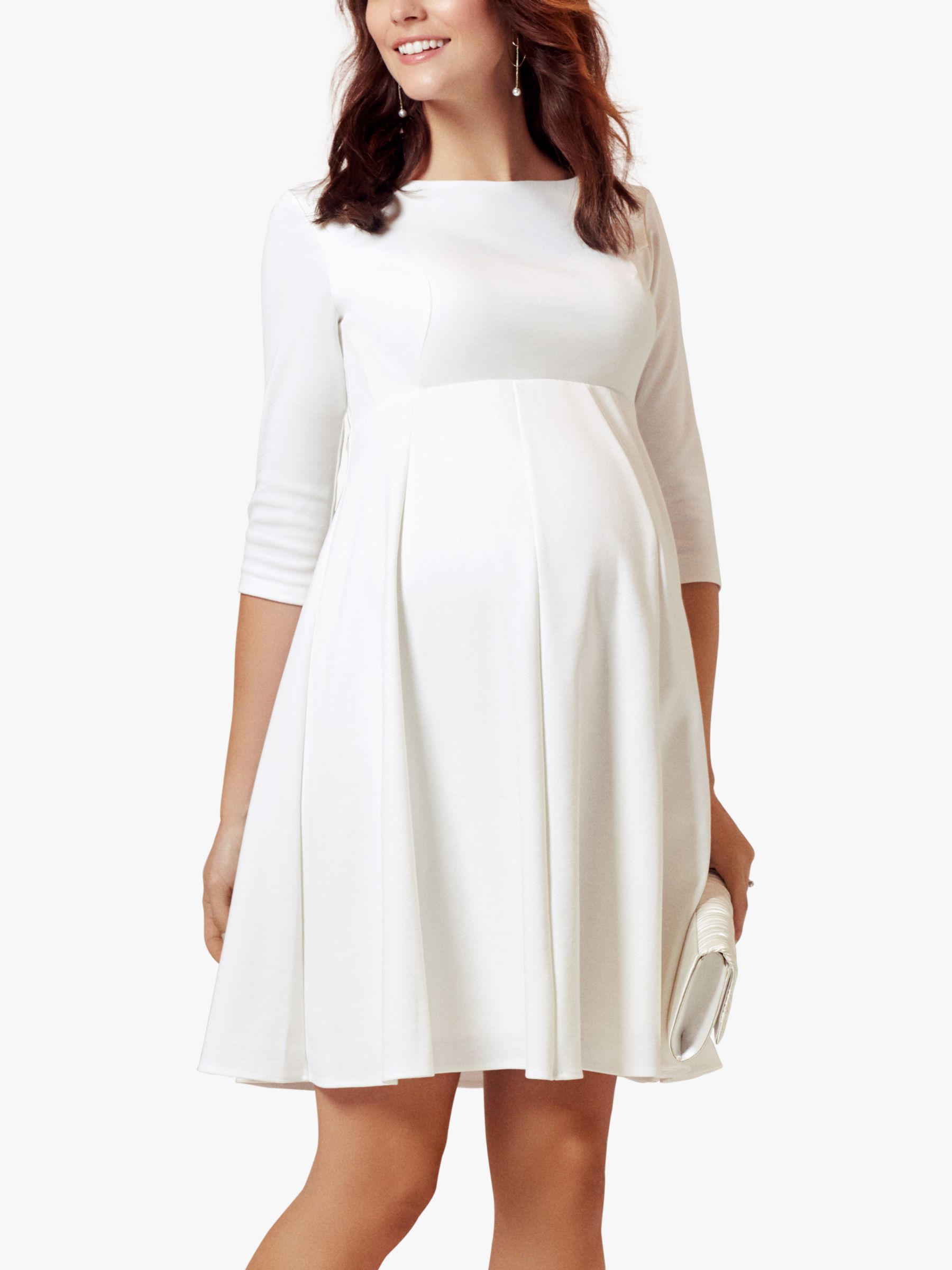 Tiffany Rose Sienna Maternity Dress, Cream, 6-8