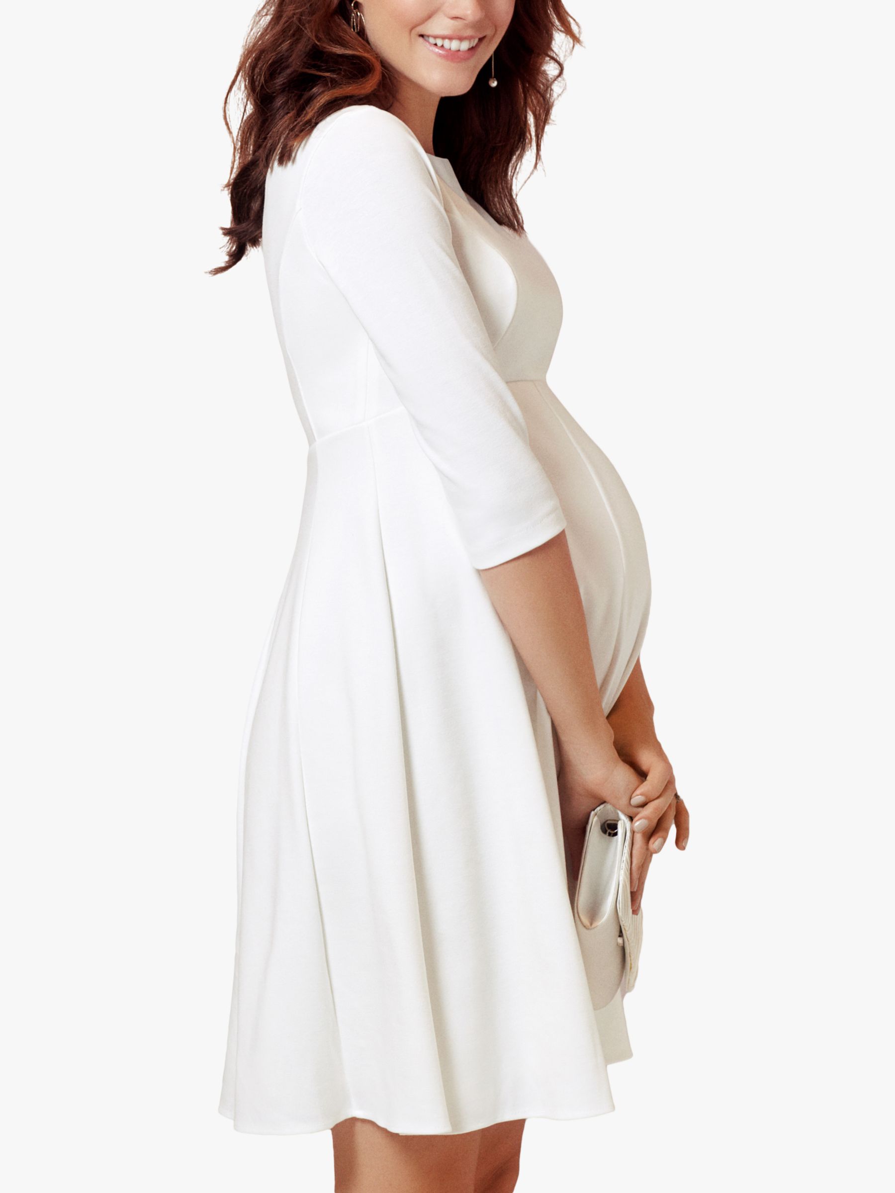 Tiffany Rose Sienna Maternity Dress, Cream, 6-8