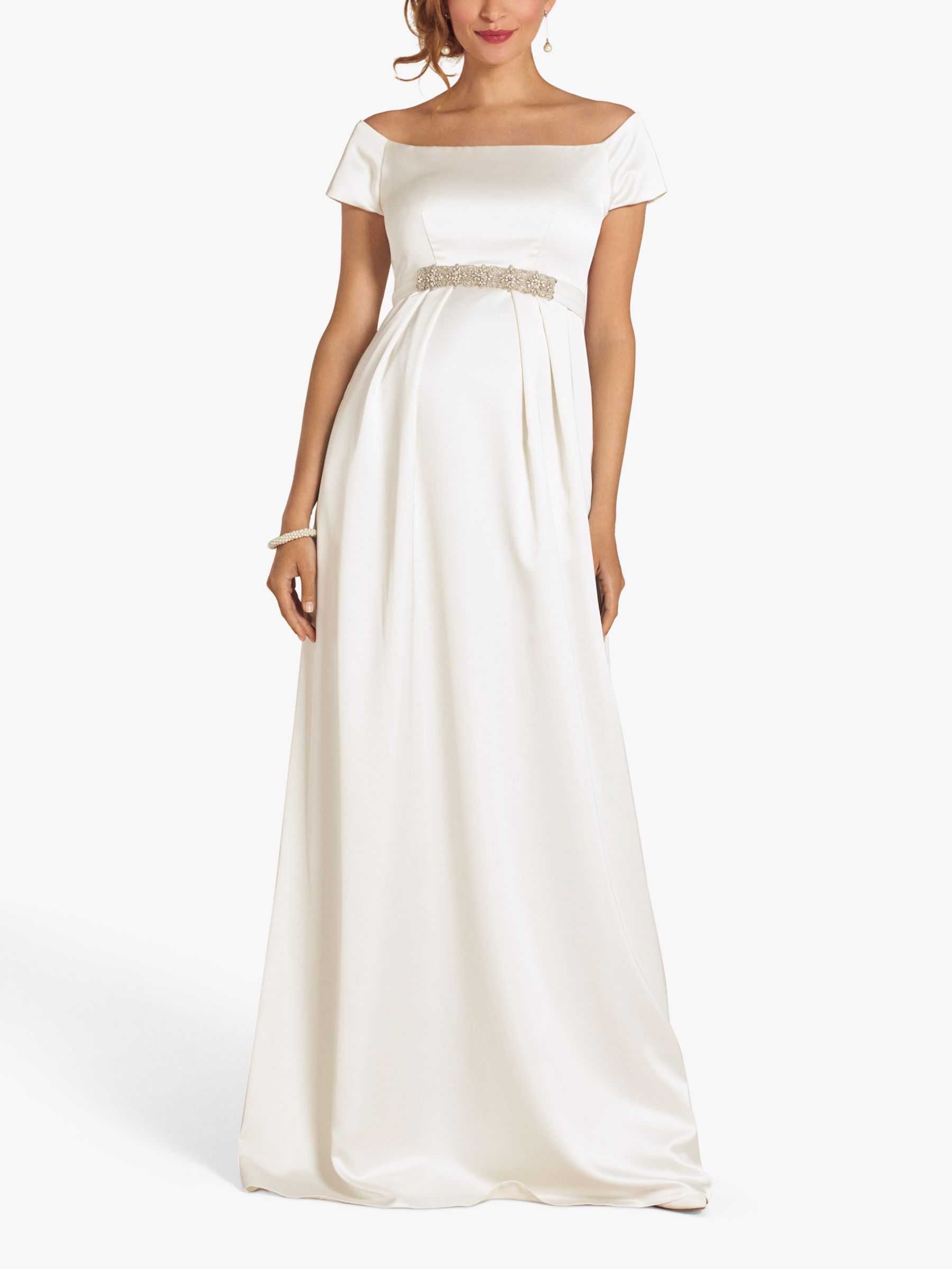 Tiffany Rose Aria Maternity Wedding Dress, Ivory, 6-8